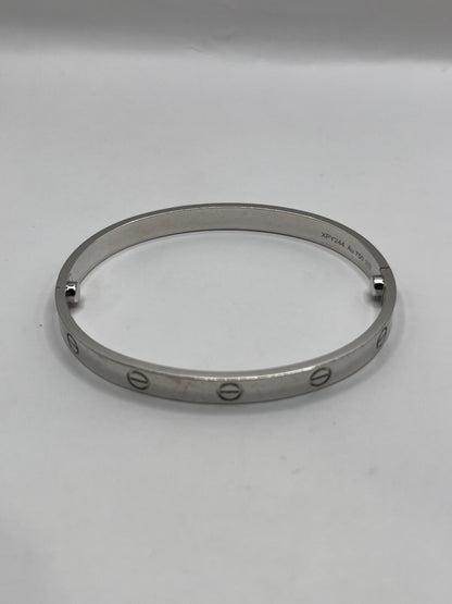 Cartier 18K White Gold "Love" Bracelet