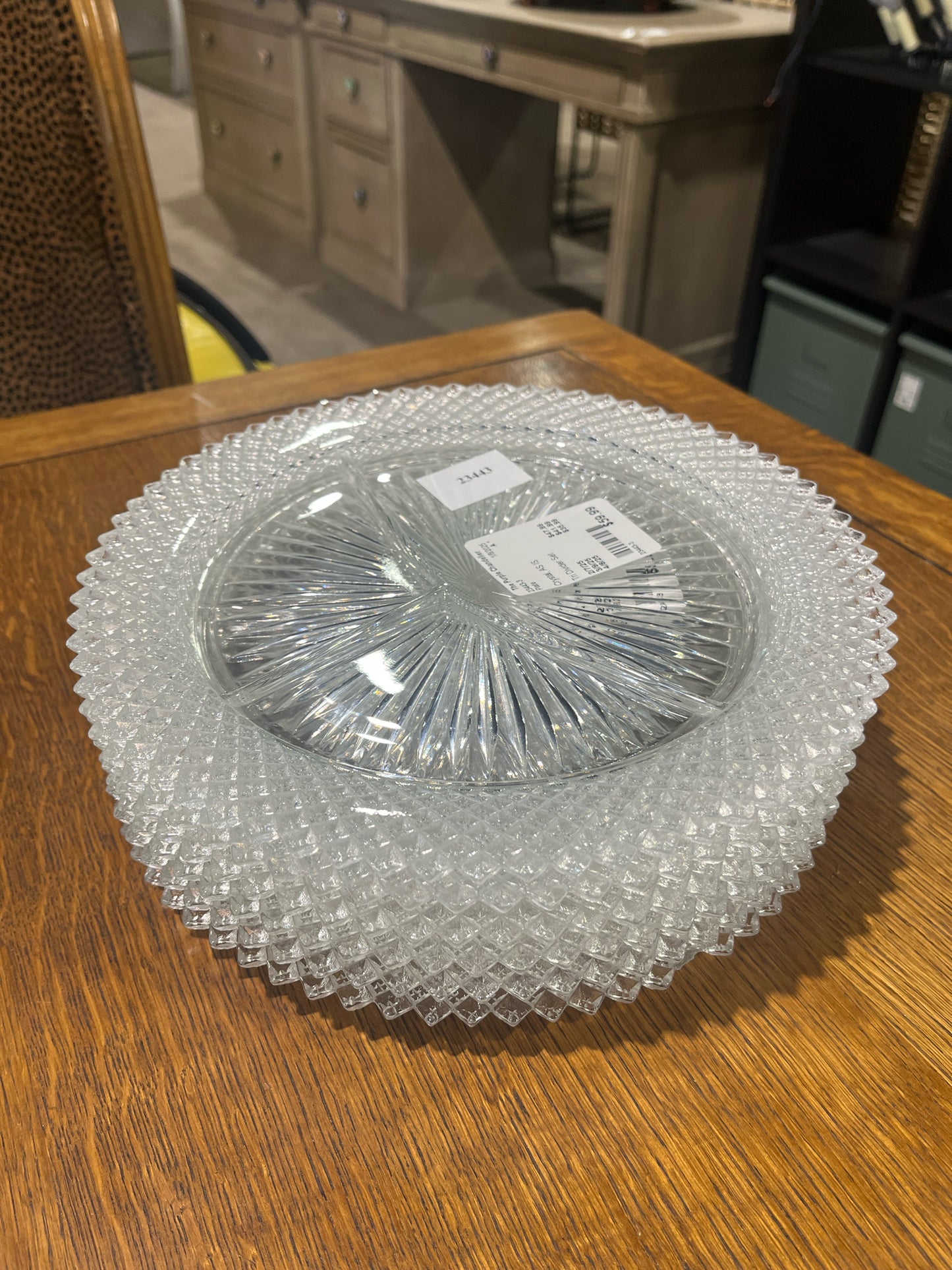 Crystal Tri Divider Plate Set