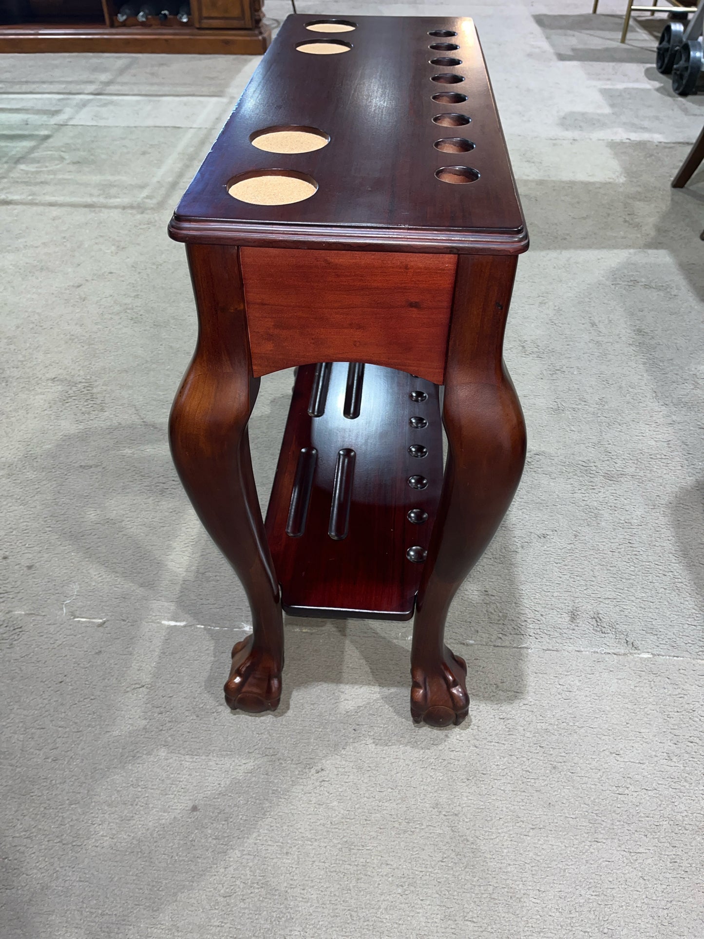 Mahogany Pool Stick Holder