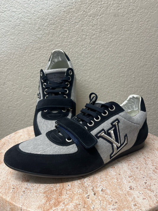 Louis Vuitton Black & Gray Monogram Sneaker