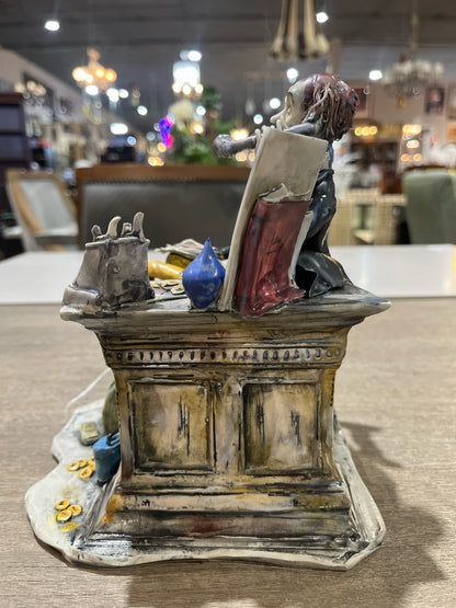 Toni Moretto "The Bookkeeper" Figurine