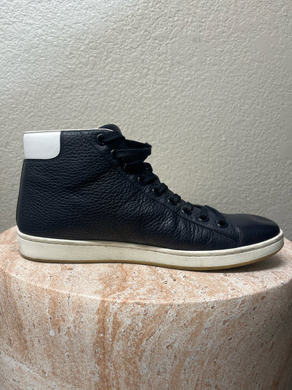 Louis Vuitton Navy High Top Sneakers