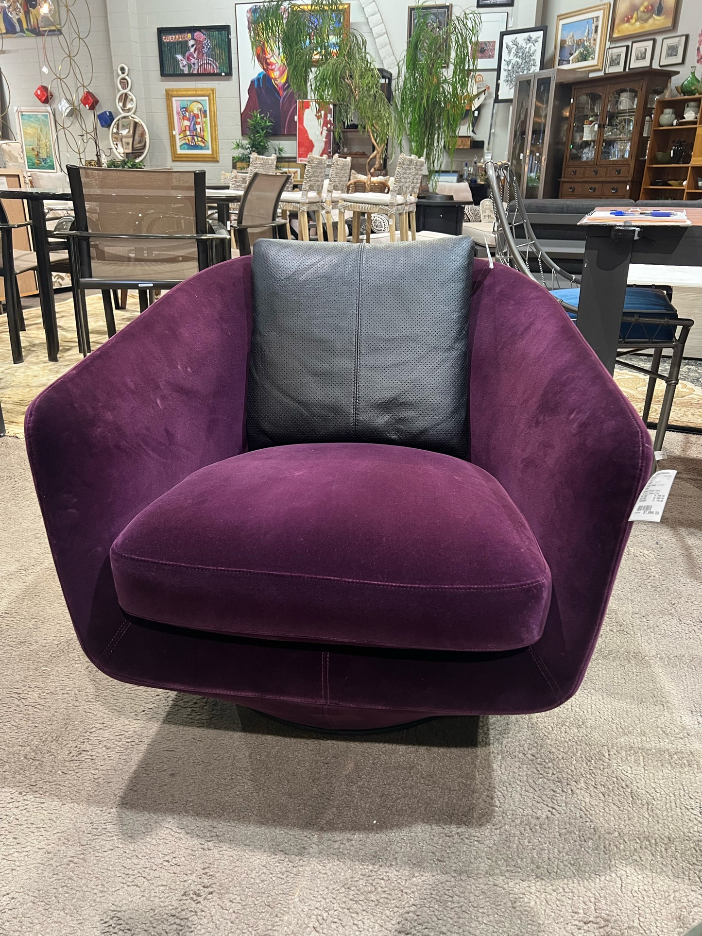 Bensen "U-Turn" Swivel Chair