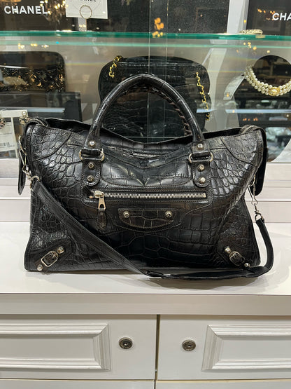 Balenciaga Alligator Handbag