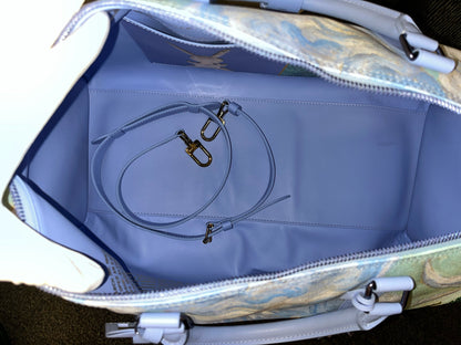 Louis Vuitton x Jeff Koons Limited Edition Blue "Van Gogh" Duffle
