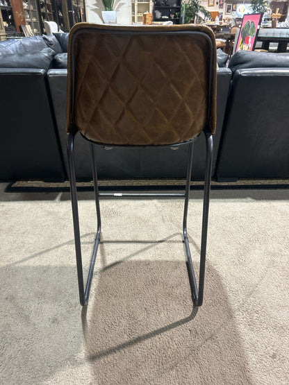 RC Willey Leather High Top Chairs