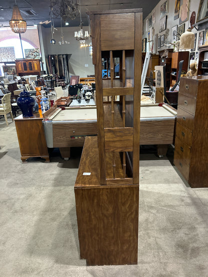 Dixie Furniture Wood  "Campaigner" Hutch Top Dresser