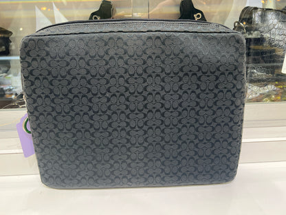 Coach Mono Black Laptop Case