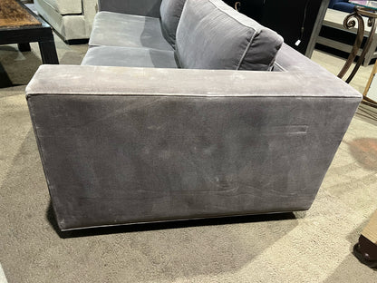 Restoration Hardware Modern Gray Fabric "Maddox" Sofa