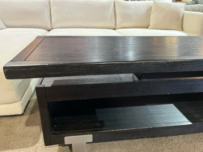 Black Wood Lift Top Coffee Table