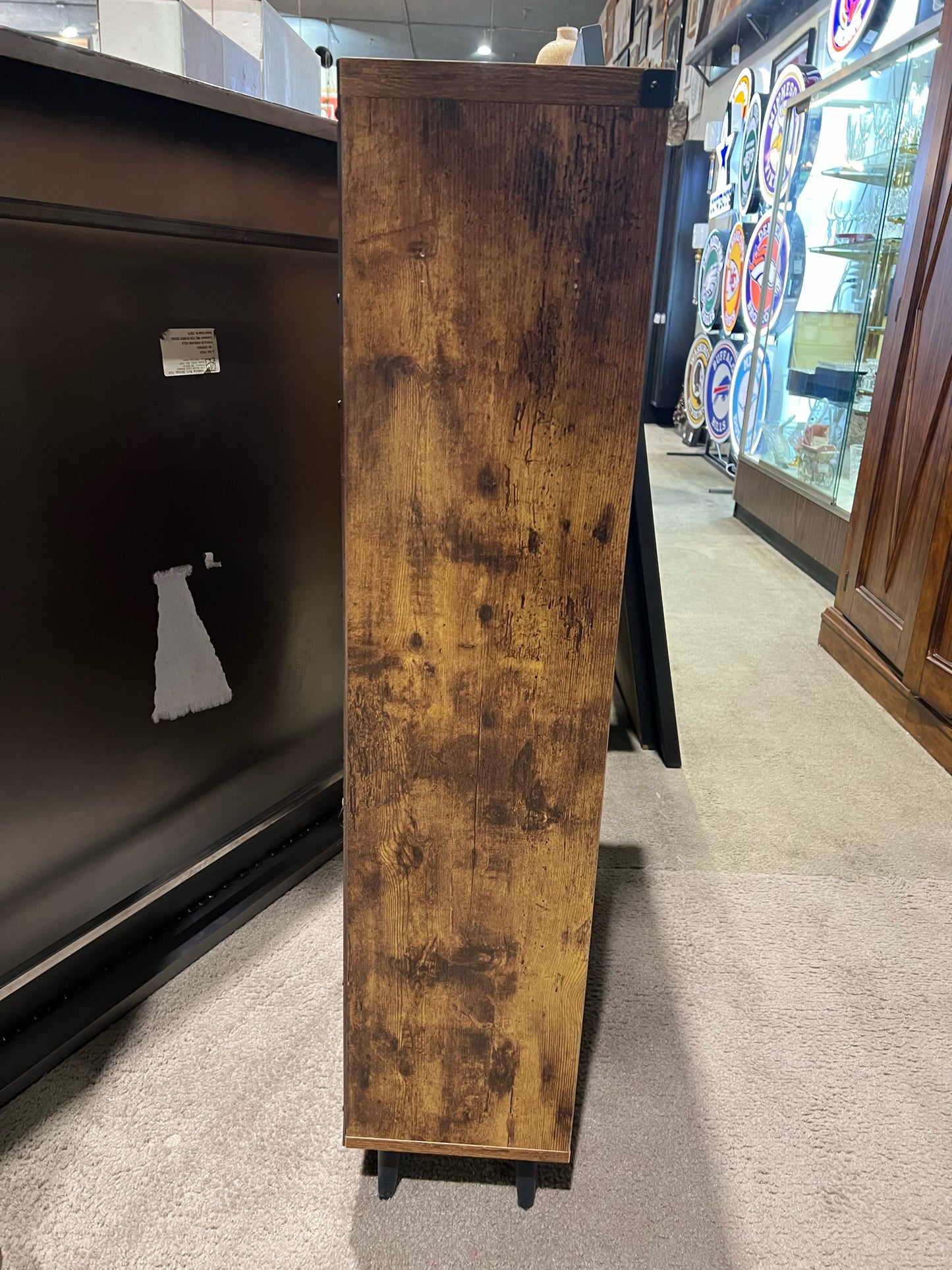 Small Wood Shoe Storage Cabinet