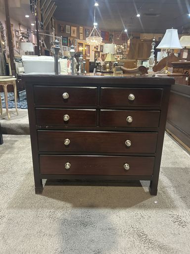 Lexington 4 Drawer Espresso Wood Nightstand