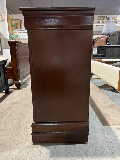 Dark Wood 6 Drawer Dresser