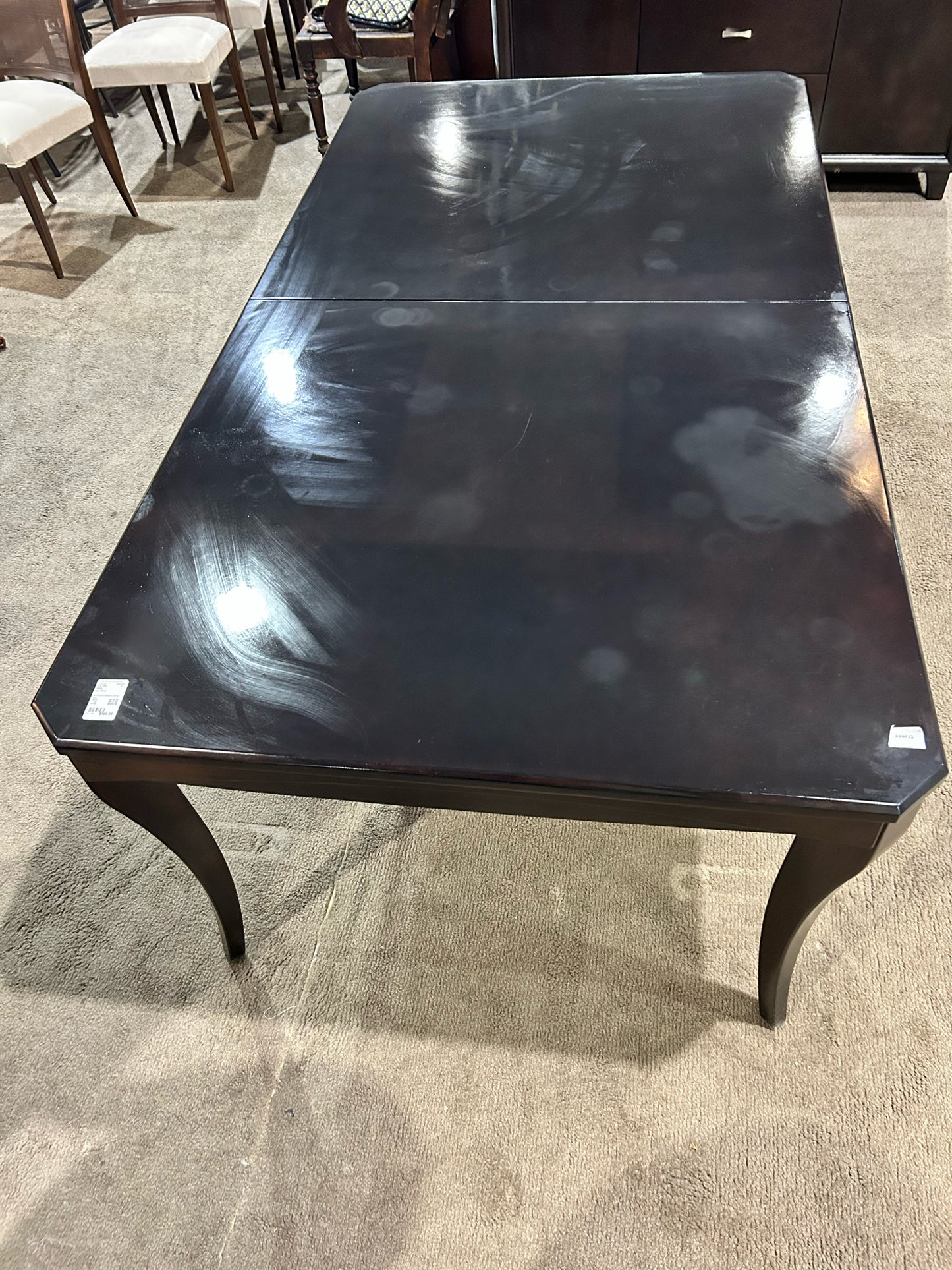 Casana Black Wood Dining Table