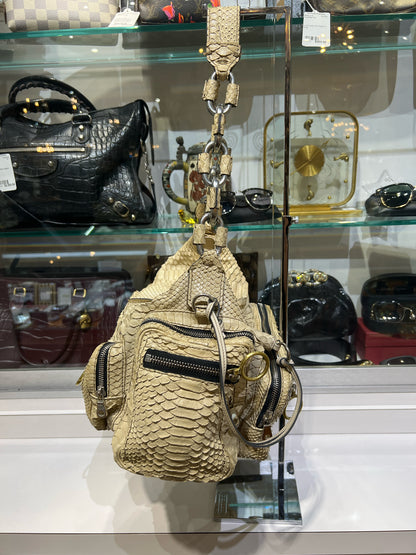 Chloe Beige Python Handbag