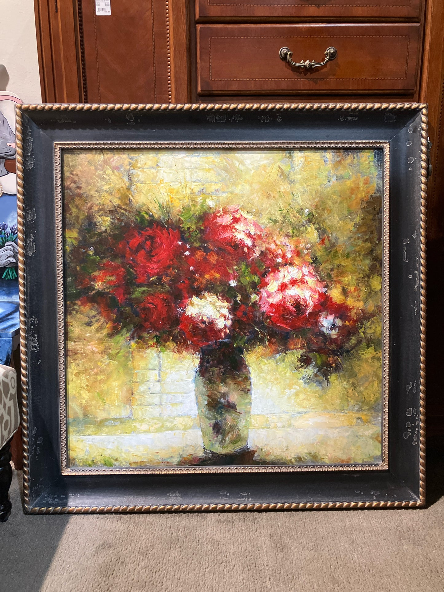Abstract Flower Wall Art