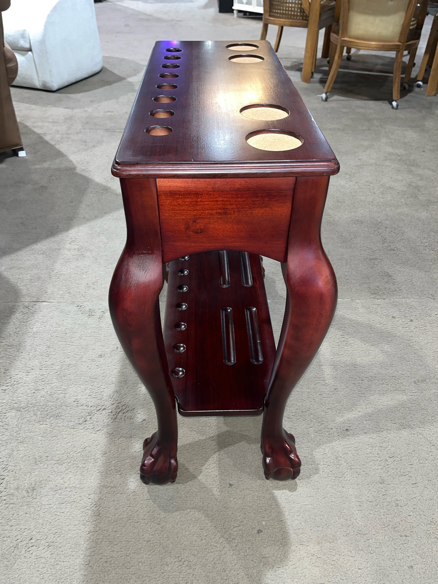 Mahogany Pool Stick Holder