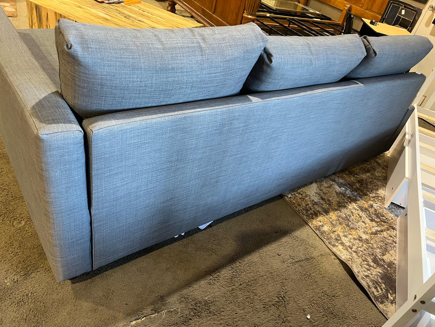 Modern Style Gray Fabric Storage Sectional