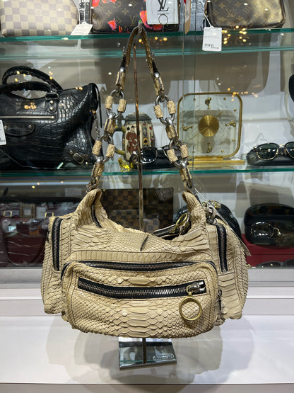Chloe Beige Python Handbag