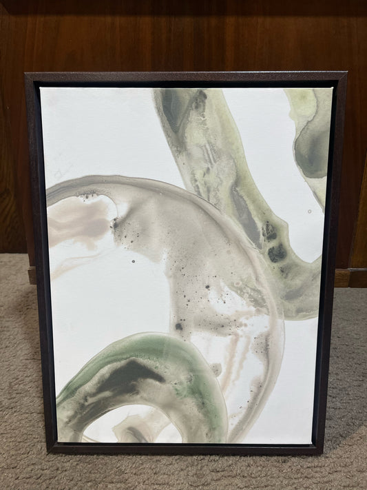 Framed Abstract June Erica Vess Canvas