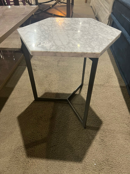 West Elm White Side Table