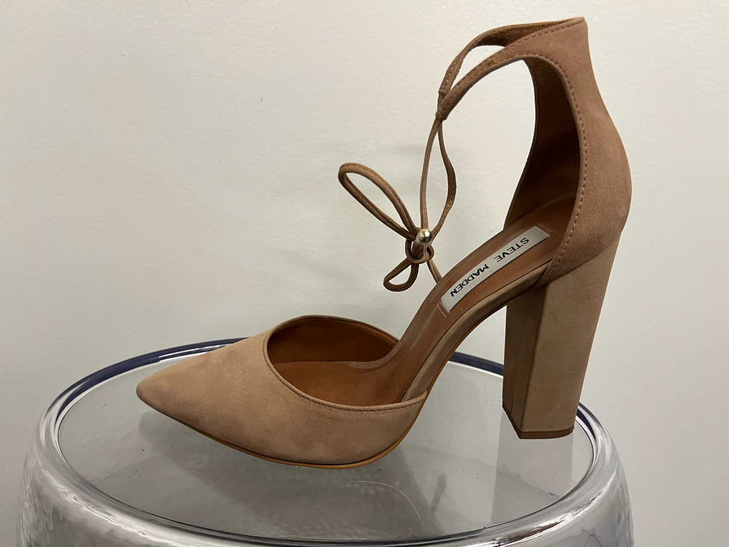 Steve Madden Tan Suede Heels