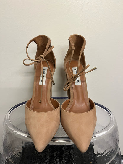 Steve Madden Tan Suede Heels