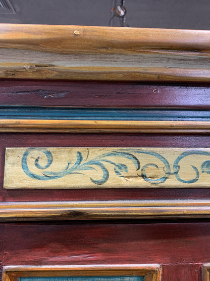 Peruvian Painted Armoire
