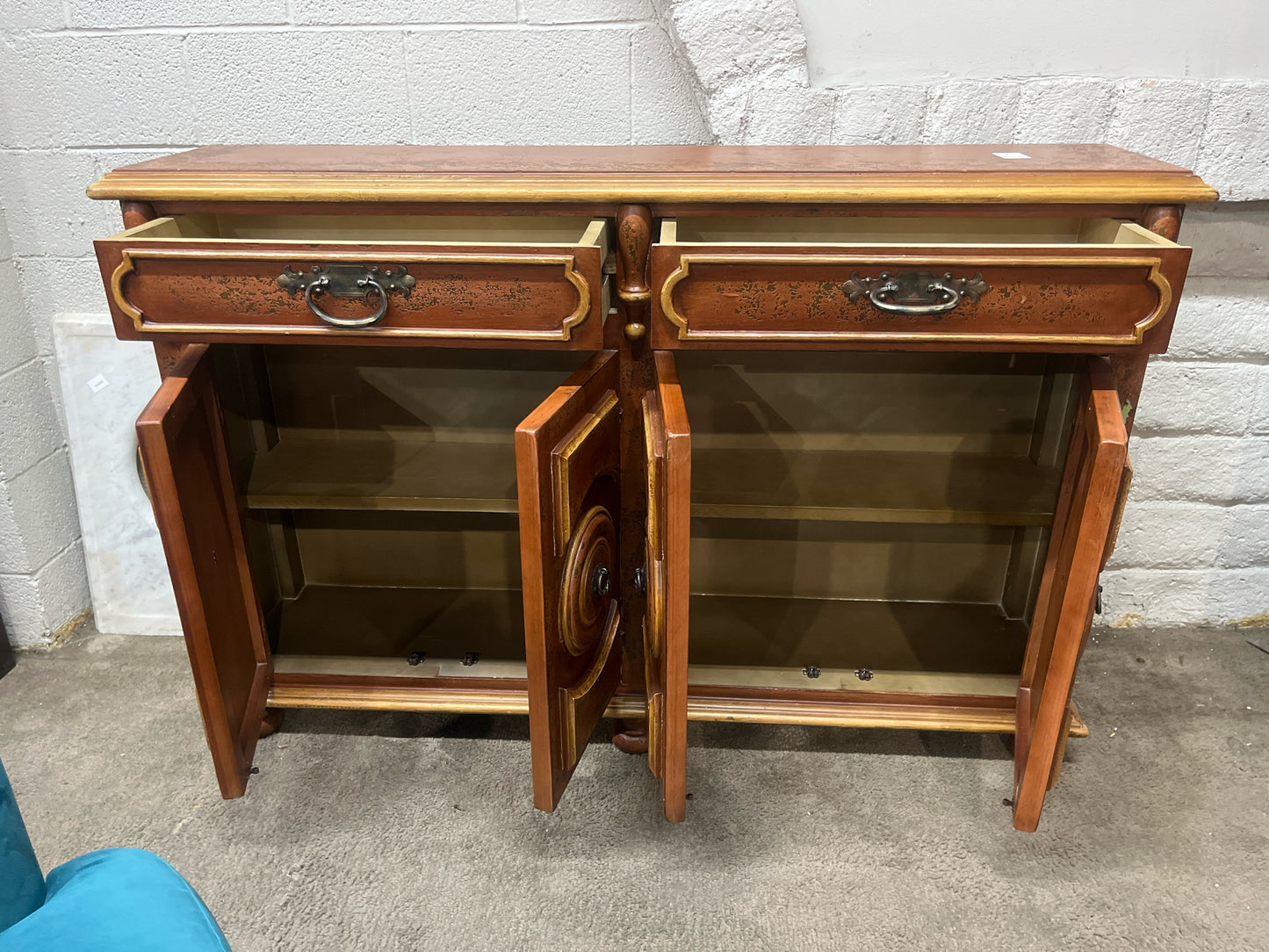 Van Thiel Rustic Rust Credenza