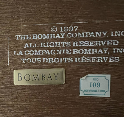 Bombay Company 5 Drawer 2 Door Dark Wood Buffet