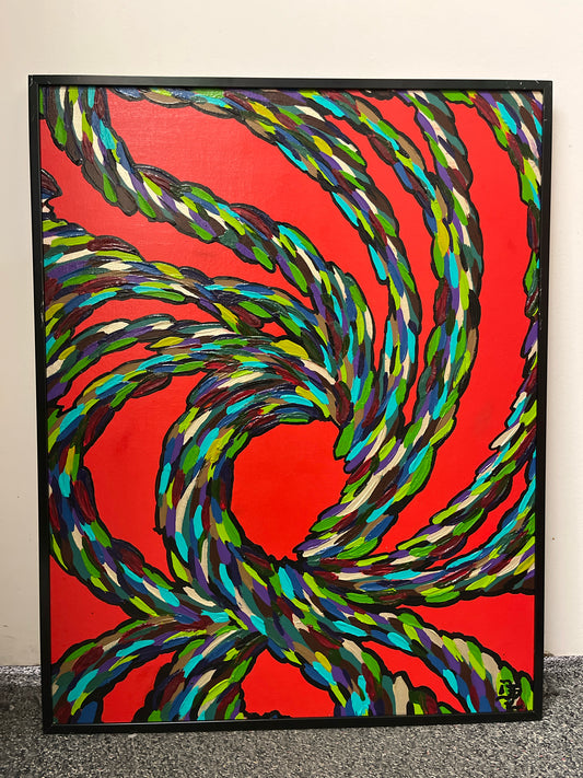 Dennis John Ziegler Red Canvas