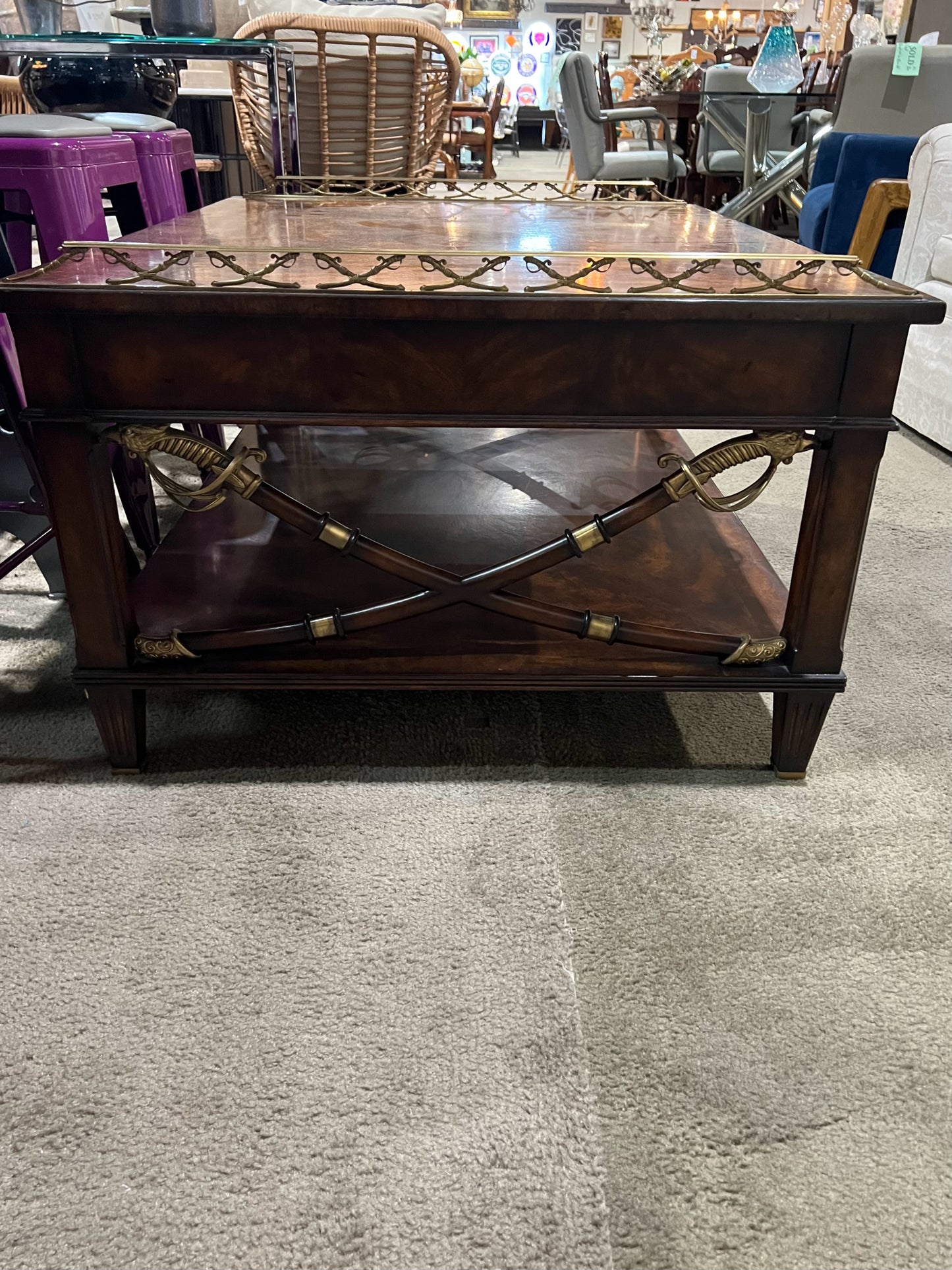 Theodore Alexander Wood Althorp Admirality Coffee Table