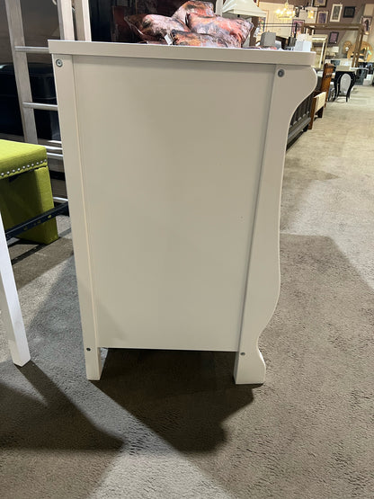 6 Drawer White Wood Dresser