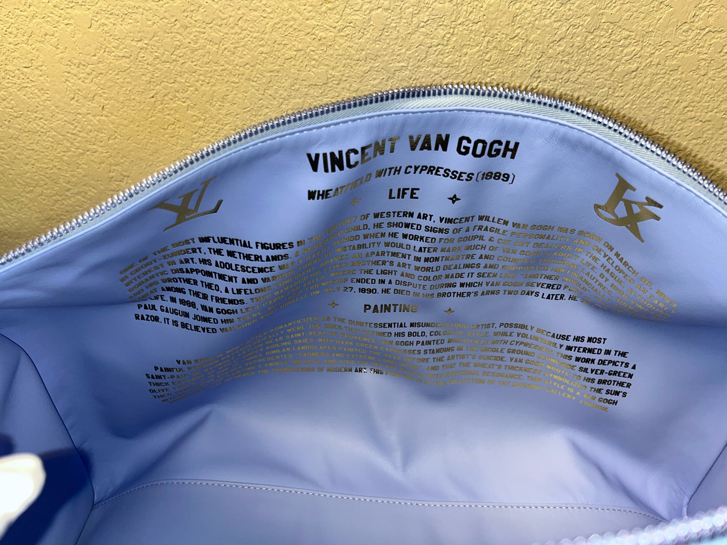 Louis Vuitton x Jeff Koons Limited Edition Blue "Van Gogh" Duffle