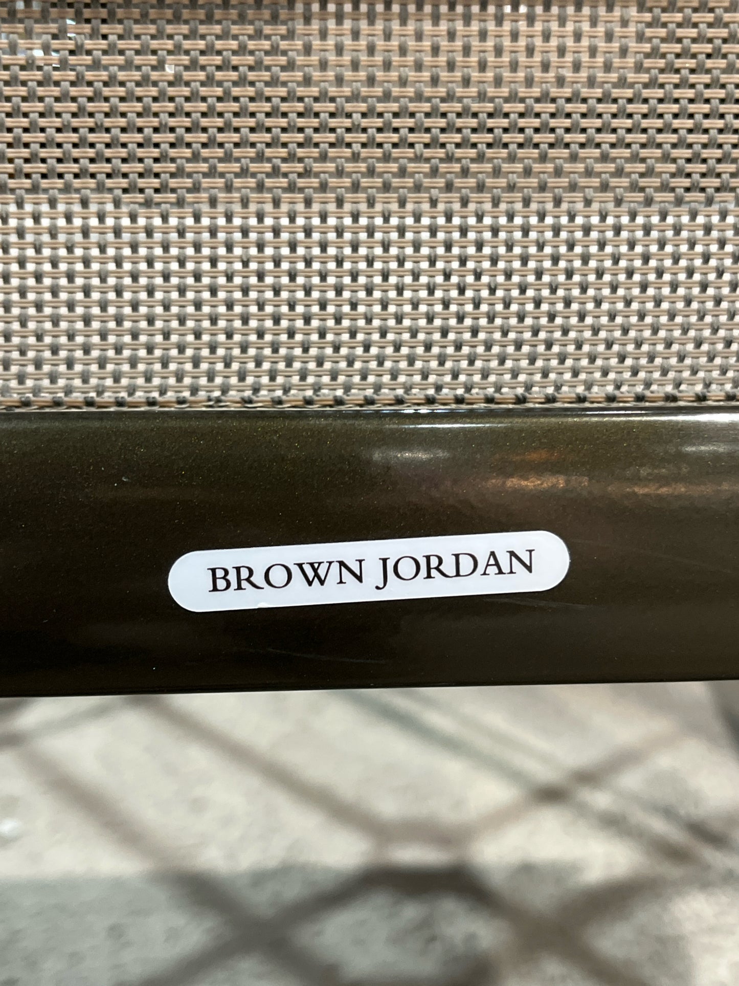 Brown Jordan Faux Wicker Patio Set