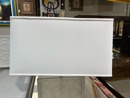 Silver Lalique Style Frosted Glass Table
