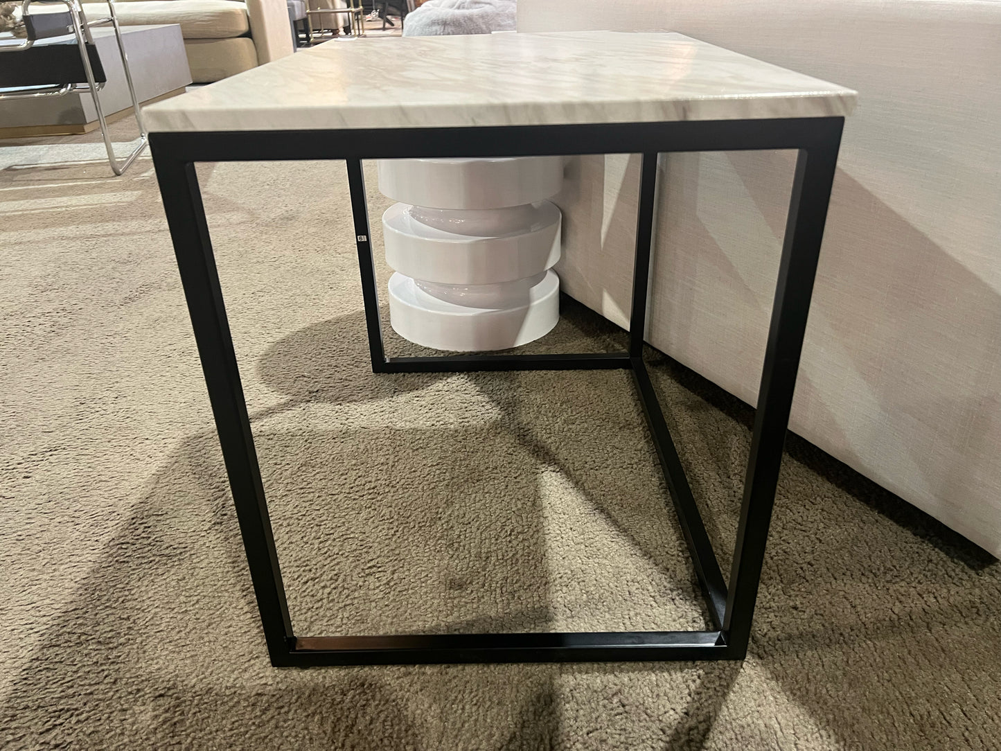 Black Metal Table