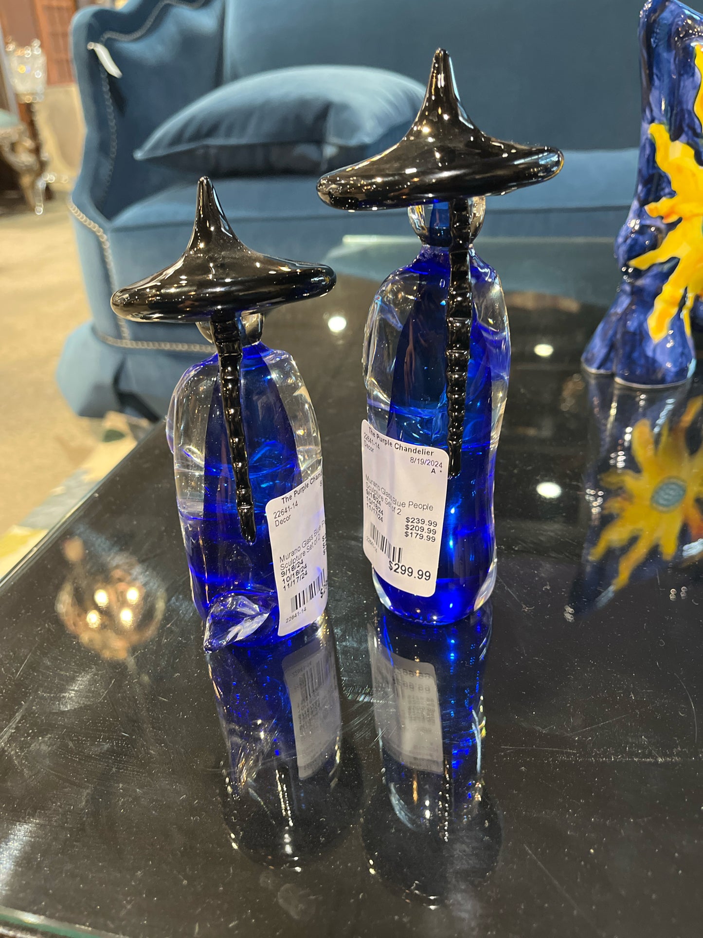 Murano Glass Witch Figurines