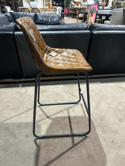 RC Willey Leather High Top Chairs