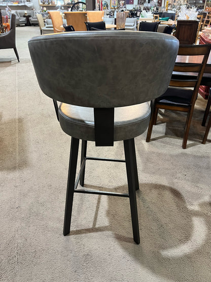Amisco Vegan Leather Grisom Bar Stool