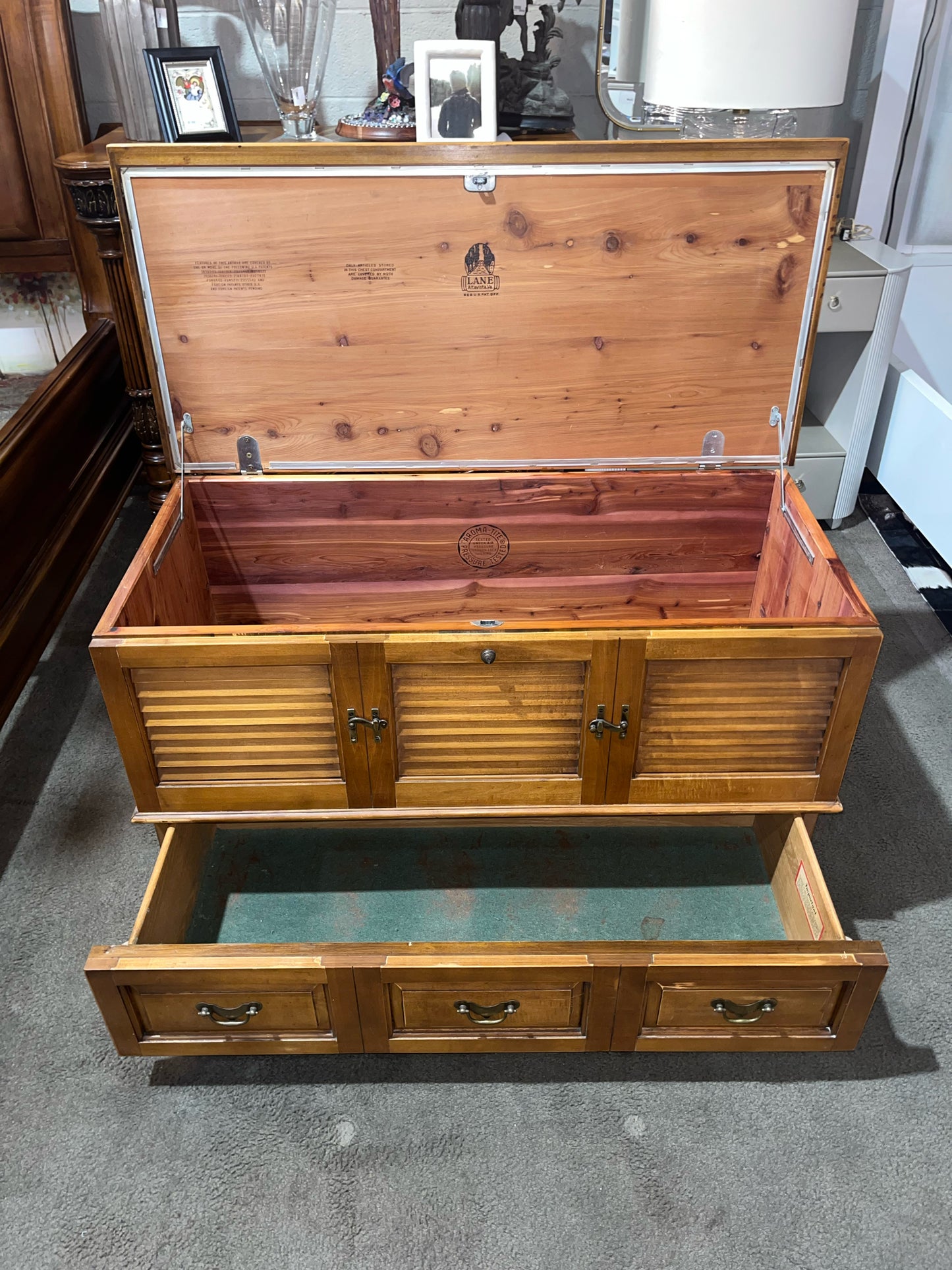 Vintage Lane Furniture Wood Chest