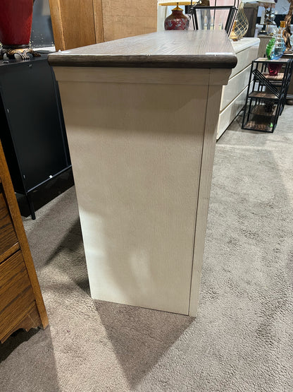 Ashley Furniture 4 Door Gray Wood "Bolanburg" Media Console