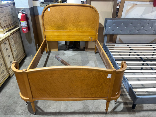 Antique Birdseye Maple Double Size Bed