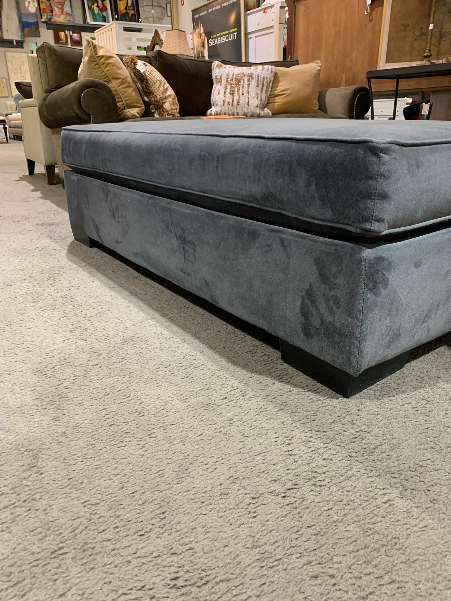 Living Spaces "Sheldon" Ottoman