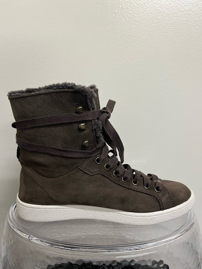 UGG Starlyn Sheepskin Leather High Top Sneakers