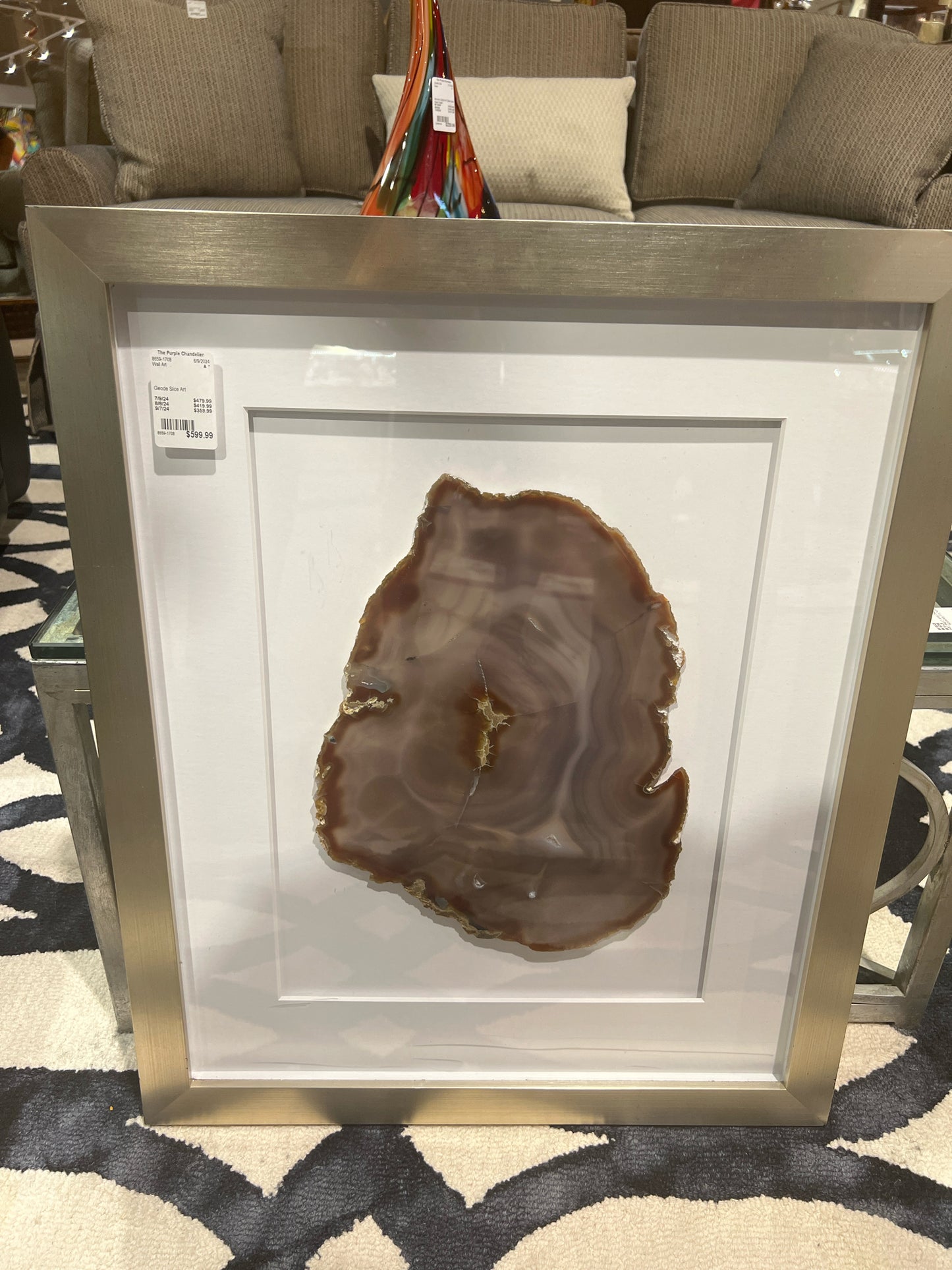 Geode Slice Wall Art