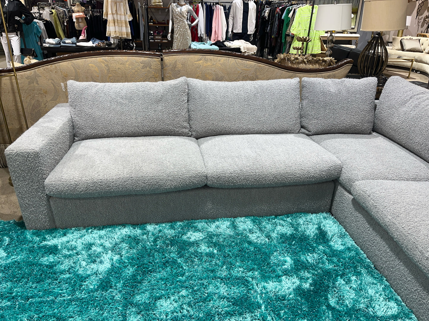 Restoration Hardware Boucle Sectional Set