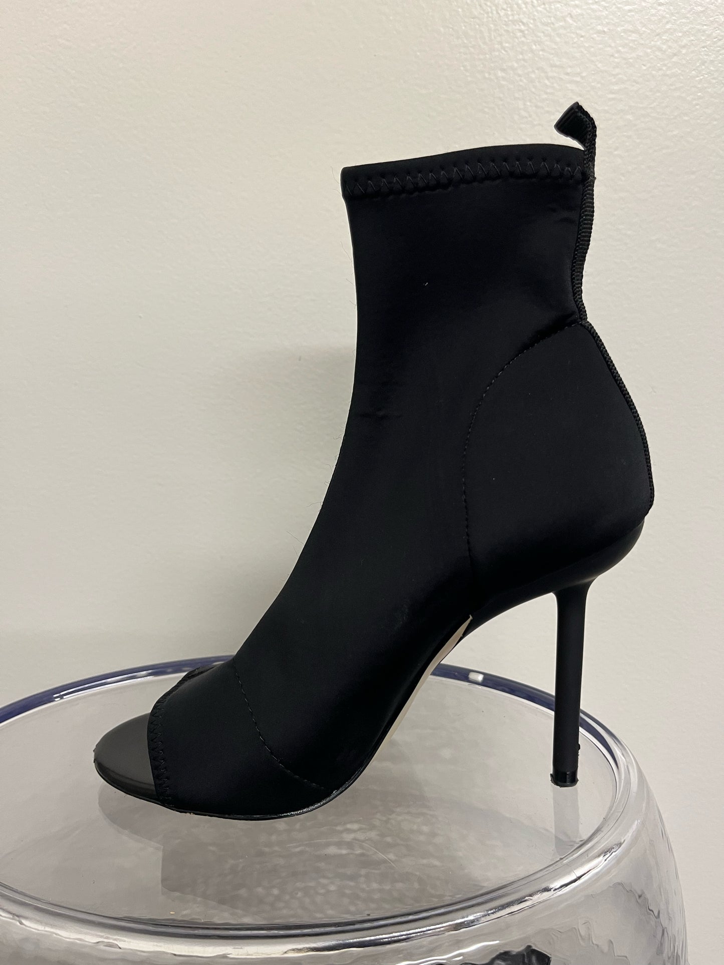 Zara Black Peep-toe Heels