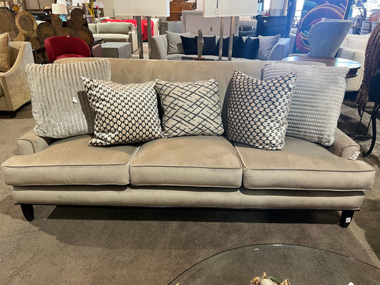 Bassett Custom Suede Sofa Set