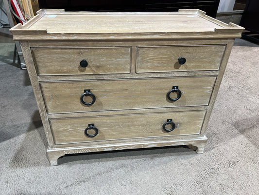 Bernhardt Rustic Three Drawer Nightstand